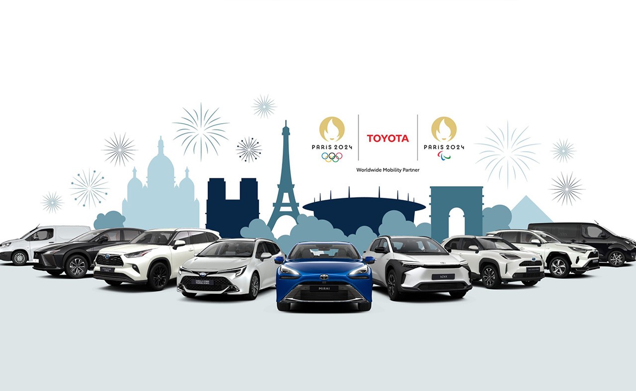 Toyota flotta a 2024-es párizsi játékokon